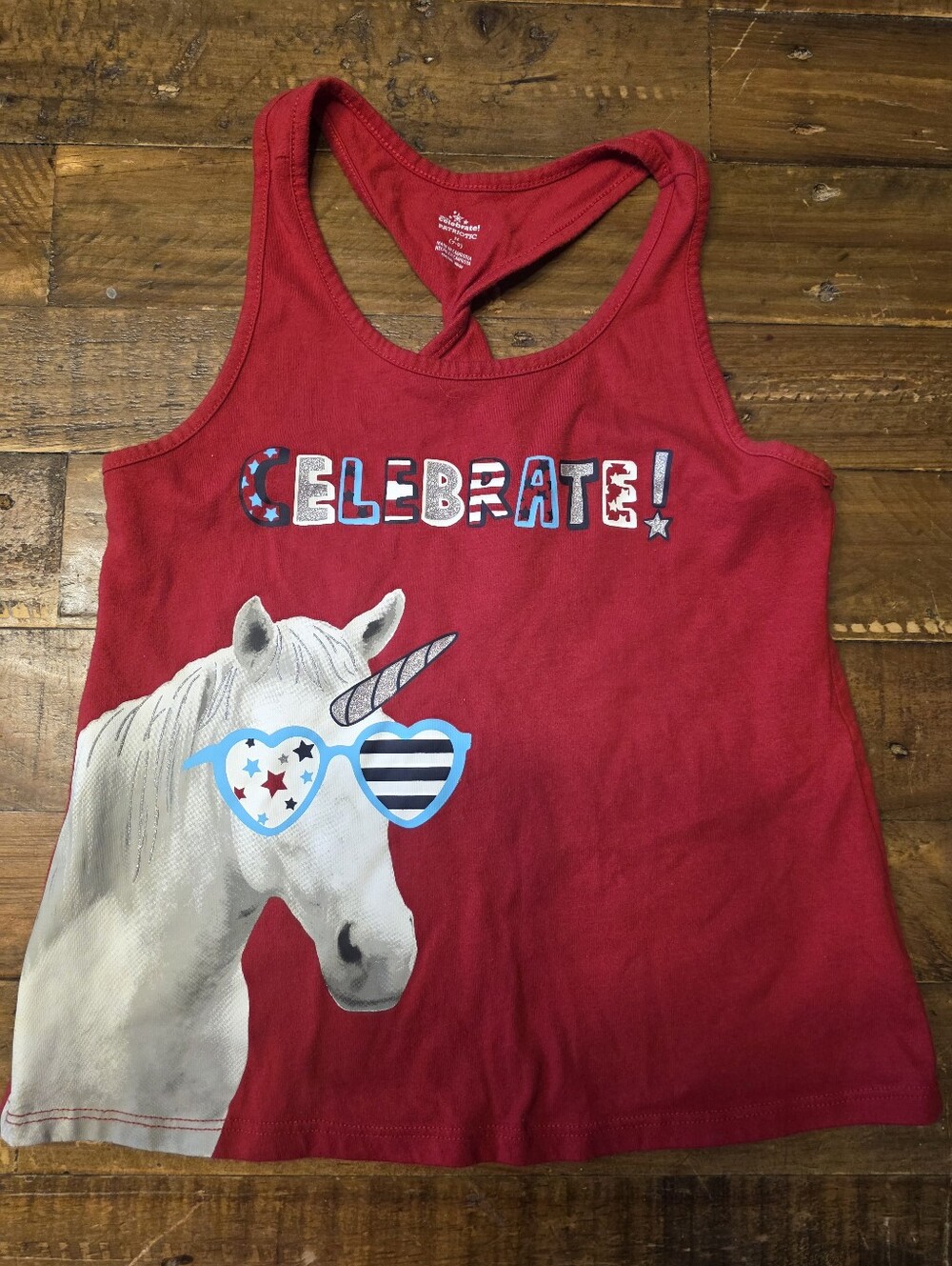 Girls Patriotic Tank Top